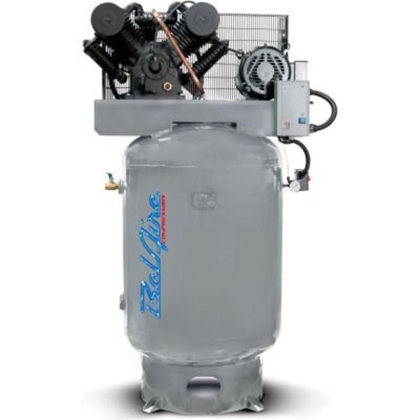 Quincy Compressor Belaire 6312V4, 10 HP, Two-Stage Compressor, 120 Gallon, Vertical, 175 PSI, 35 CFM, 3-Phase 460V 8090253223